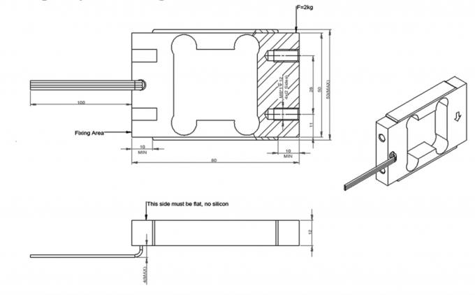 Space-Saving Single Point Load Cell for Light Industrial Use – WL-119 2